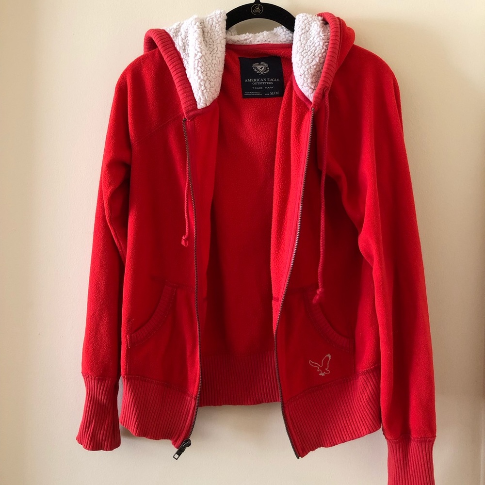 Orange American Eagle sweatshirt